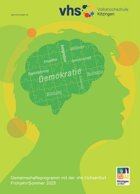 Titelbild Programmheft vhs Kitzingen